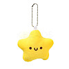 Cute Star Plush Pendant Decoration AJEW-U004-01-1