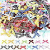 300Pcs 15 Colors Handmade Polyester Costume Accessories DIY-SP0004-98-1