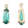 Faceted Glass Pendants GLAA-T010-004-2
