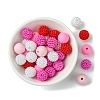 DIY Round Silicone & Acrylic & Berry Beads Making Findings Kits DIY-FS0006-26D-2