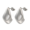 304 Stainless Steel Teardrop Stud Earrings for Women EJEW-S237-07-1
