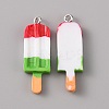 Three Color Opaque Resin Pendants RESI-TAC0010-66A-1