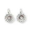 Brass Pave Cubic Zirconia Pendants KK-H204-03S-01-1