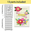 Flower Carbon Steel Cutting Dies Stencils DIY-WH0309-1356-2