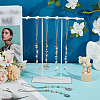 Glass & Alloy Pendant Decoration HJEW-OC00290-4