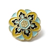 1-Hole Zinc Alloy Enamel Shank Buttons BUTT-WH0028-43A-1