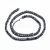 Natural Black Spinel Beads Strands G-D0003-B08-2