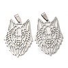 Non-Tarnish 201 Stainless Steel Pendants STAS-Q245-01P-1