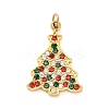 304 Stainless Steel Rhinestone Pendants FIND-I062-01G-01-1
