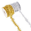 20 Yards 2 Colors Plastic Shiny Tinsel Hanging Garland AJEW-TA0002-16-3