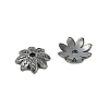 8-Petal Tibetan Style Alloy Flower Bead Caps TIBEB-2347-B-FF-3