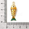 Rack Plating Brass Pendants KK-A268-05G-B03-3