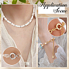 10Pcs 2 Colors Brass Spring Gate Rings KK-BBC0018-84-4