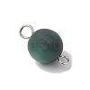 Frosted Resin Imitation Cat Eye Links Connector Charms PALLOY-JF04166-02-4