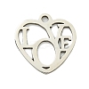 Non-Tarnish 201 Stainless Steel Charms STAS-M015-29P-1