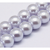Eco-Friendly Dyed Glass Pearl Round Bead Strands X-HY-A002-6mm-RB004-1