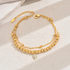 Brass Micro Pave Cubic Zirconia Milti-strand Breacelets BH3683-2-1