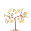 Natural Citrine Chips Tree of Life Decorations DJEW-P022-01B-04-2