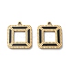 Ion Plating(IP) 304 Stainless Steel Enamel Pendants STAS-M340-05G-1