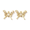 Brass Micro Pave Cubic Zirconia Pendants KK-H460-52G-1