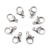 Tarnish Resistant Polished 304 Stainless Steel Lobster Claw Clasps X-STAS-R072-08A-5