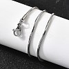1.5MM 304 Stainless Steel Snake Chain Necklaces for Women Men LS-STAS-V011-04C-P-3