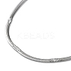 Non-Tarnish 304 Stainless Steel Flat Snake Chain Necklaces for Women LS-NJEW-D058-04P-2