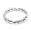 Tarnish Resistant 304 Stainless Steel Beaded Bracelets BJEW-G544-31P-2
