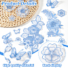16Pcs 16 Styles Embroidery Lace Appliques DIY-GA0007-45-4