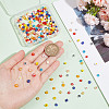 360Pcs 12 Colors Handmade Millefiori Glass Beads LAMP-GO0001-12-3
