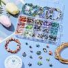 DIY Ocean Theme Synthetic Turquoise Beaded Stretch Bracelet Making Kit DIY-FS0005-56-7