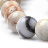 Natural Crazy Lace Agate Round Bead Strands G-E334-6mm-20-4