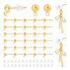 200Pcs 304 Stainless Steel Stud Earring Findings STAS-UN0061-89-1
