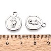 Non-Tarnish 304 Stainless Steel Pendants STAS-F282-07P-3