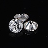 Pointed Back Glass Rhinestone Cabochons RGLA-WH0016-01D-2