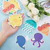 20Pcs 8 Style Ocean Animals PEVA Bathtub Non-Slip Stickers AJEW-WH0248-499-3