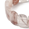 Natural Ferruginous Quartz Beads Stretch Bracelets for Women Men BJEW-I323-02X-3
