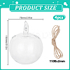 Glass Hanging Hydroponic Vases AJEW-WH0752-090B-2