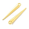 Tibetan Style Alloy Spike Pendants TIBEP-A16461-G-RS-2