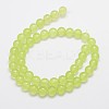 Natural & Dyed Malaysia Jade Bead Strands G-A146-8mm-A27-2