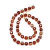 Natural Red Agate Beads Strand G-I376-D35-01-2