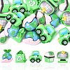 20Pcs 5 Styles Environmental Protection Theme Opaque Resin Cabochons CRES-YW0001-40-1