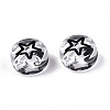 Transparent Acrylic Beads TACR-N010-002B-3