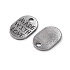 Tibetan Style Alloy Oval Charms LS-TIBEP-Q035-08B-NR-1