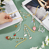 Alloy Hook Bookmark AJEW-GO00032-3