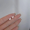 2 Pairs Alloy Stud Earrings for Women EJEW-FS0001-27F-1