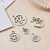 Tibetan Style Alloy Yoga Theme Pendants TIBE-SC0002-01-5