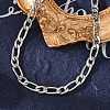 Tarnish Resistant 304 Stainless Steel Figaro Chain Bracelets BJEW-I274-03S-2
