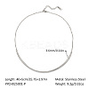 Minimalist 304 Stainless Steel Curved Stick Choker Necklaces for Women KY3347-2-1
