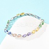 Platinum Tone Brass Micro Pave Cubic Zirconia Tennis Bracelets BJEW-B160-04P-01-3